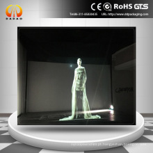 Tecnologia holograma 3d holografia de 4 metros de largura de projeção